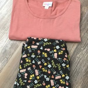 LuLaRoe Irma and Leggings Set